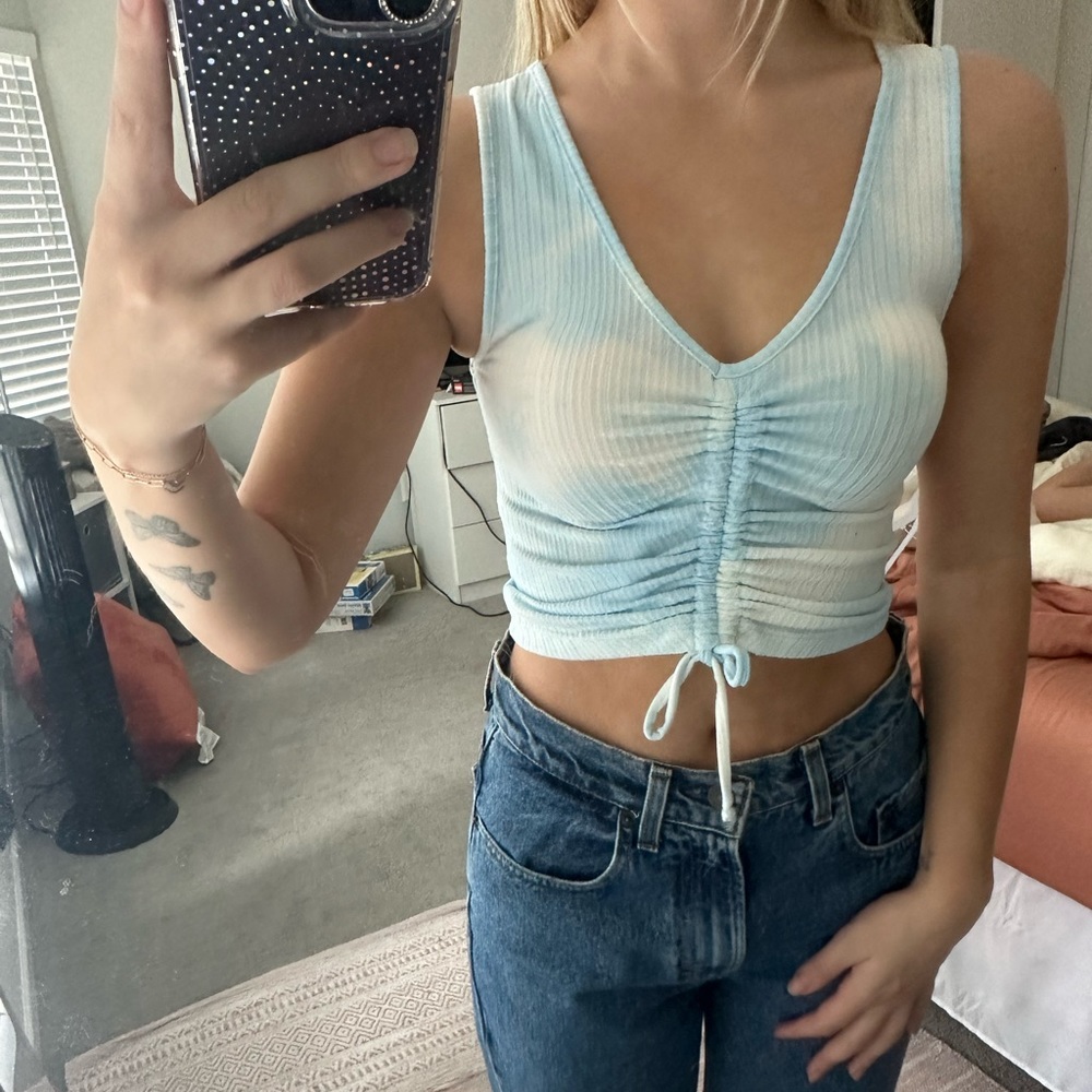 Tie-die Cropped Tank